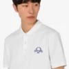 Polo en piqué de coton Laurel Crown Polo en piqué de coton Laurel Crown