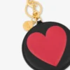 Porte-clés en cuir de veau Big Heart