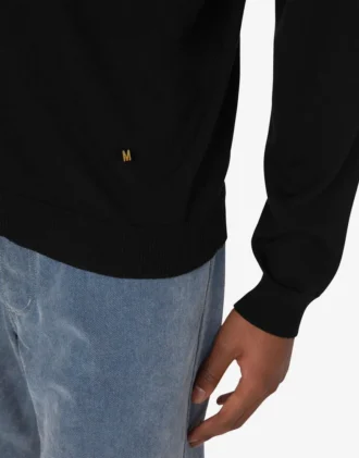 Pull à col roulé en laine mélangée Golden M