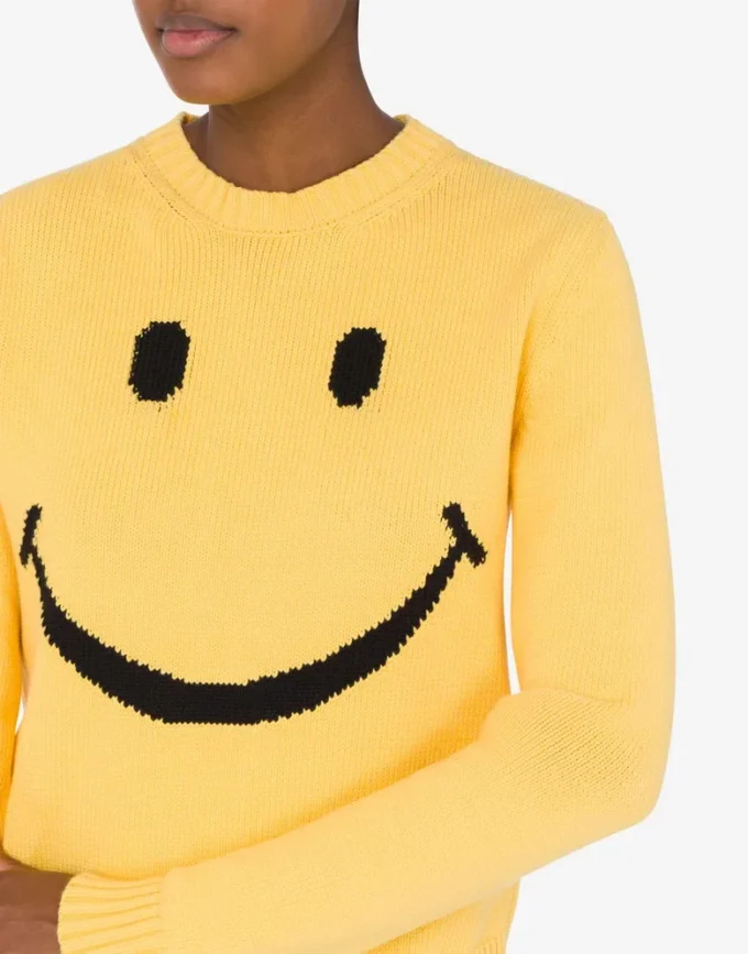 Pull en coton mélangé Smiley® Pull en coton mélangé Smiley®