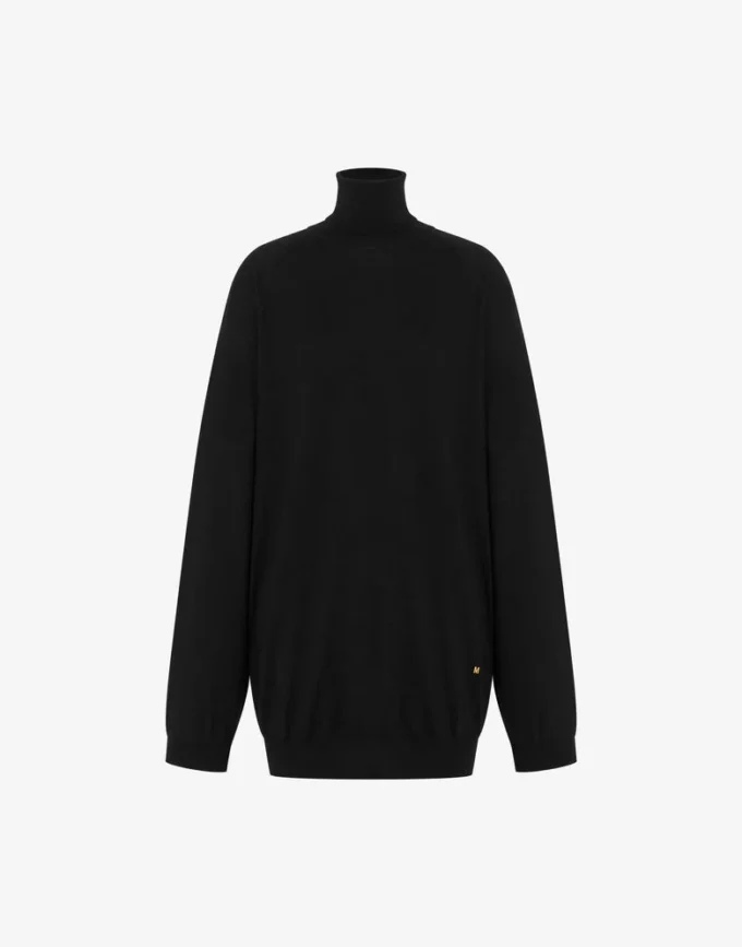Pull en laine avec découpe Golden M Pull en laine avec découpe Golden M