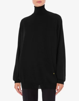 Pull en laine avec découpe Golden M
