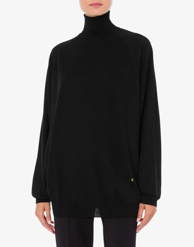 Pull en laine avec découpe Golden M Pull en laine avec découpe Golden M
