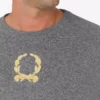 Pull en laine et cachemire Broderie couronne de laurier Pull en laine et cachemire Broderie couronne de laurier
