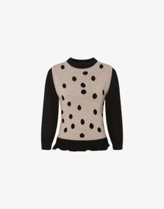 Pull en laine et cachemire mélangés