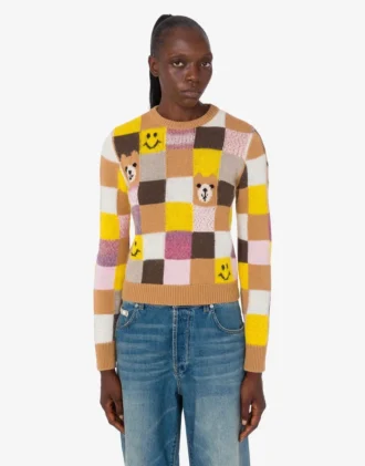 Pull en laine et cachemire mélangés