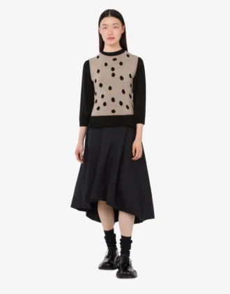 Pull en laine et cachemire mélangés
