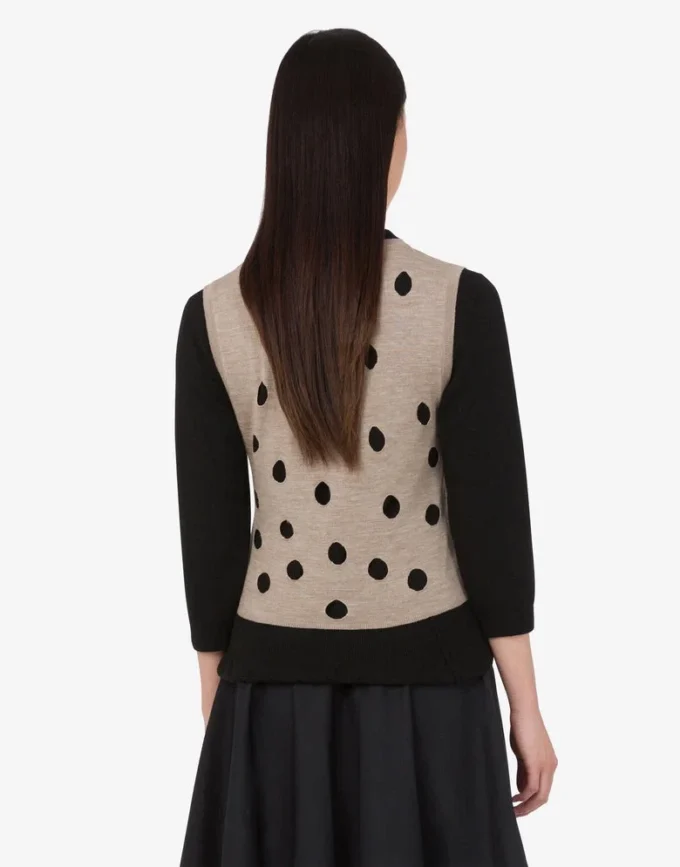 Pull en laine et cachemire mélangés