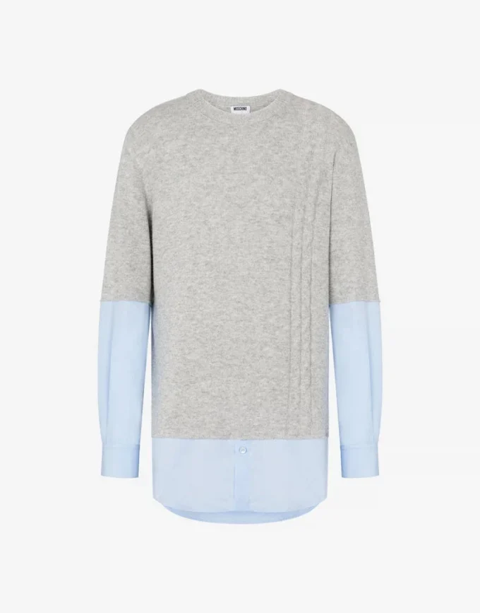 Pull en laine et cachemire mélangés Pull en laine et cachemire mélangés