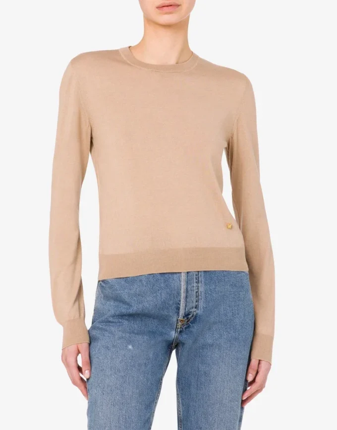 Pull en laine et soie Golden M Pull en laine et soie Golden M