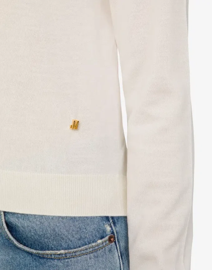 Pull en laine Golden M avec découpes Pull en laine Golden M avec découpes