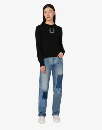 Pull en laine mélangée Laurel Crown