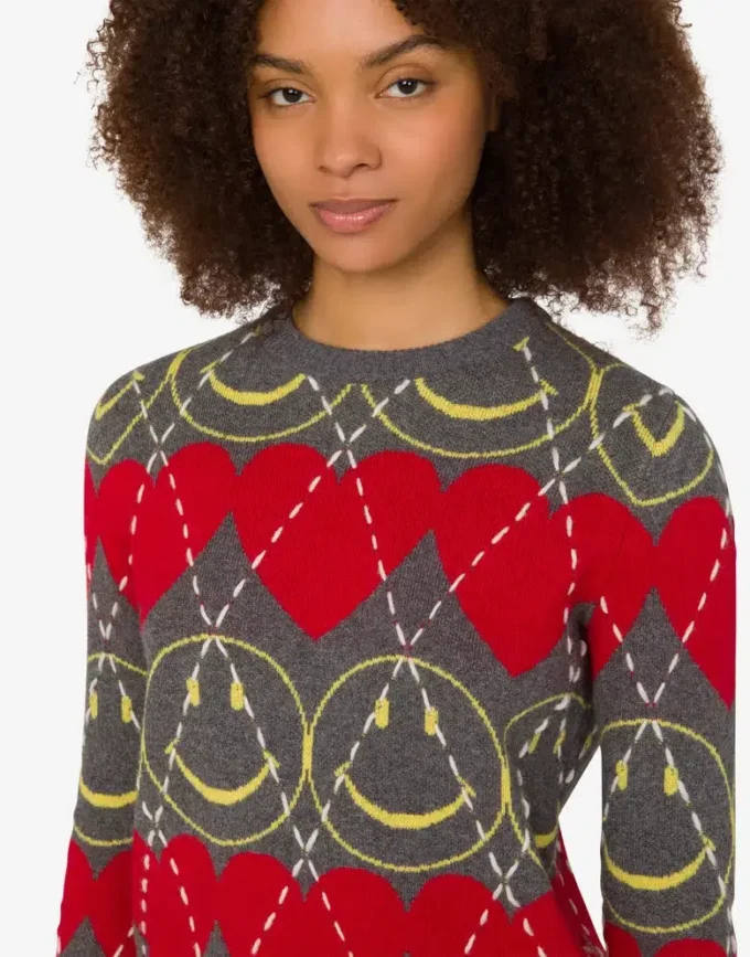 Pull en laine mélangée Smiley® Pull en laine mélangée Smiley®