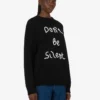 Pull en laine mérinos brodé