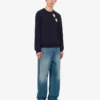 Pull en laine mérinos extra-fine avec intarsia