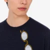 Pull en laine mérinos extra-fine avec intarsia