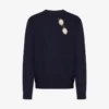 Pull en laine mérinos extra-fine avec intarsia