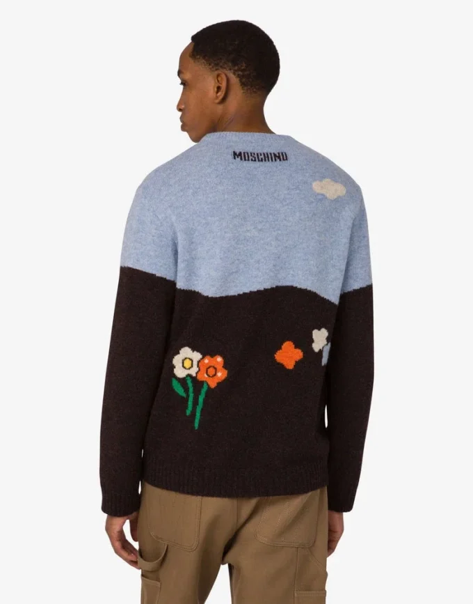 Pull en laine Shetland Archive