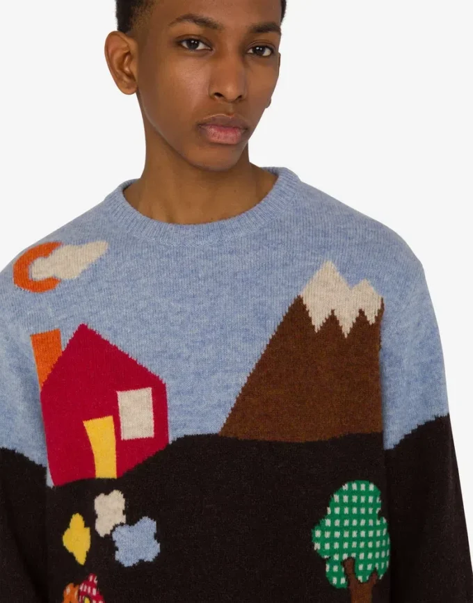 Pull en laine Shetland Archive