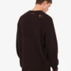 Pull en laine shetland incrustée