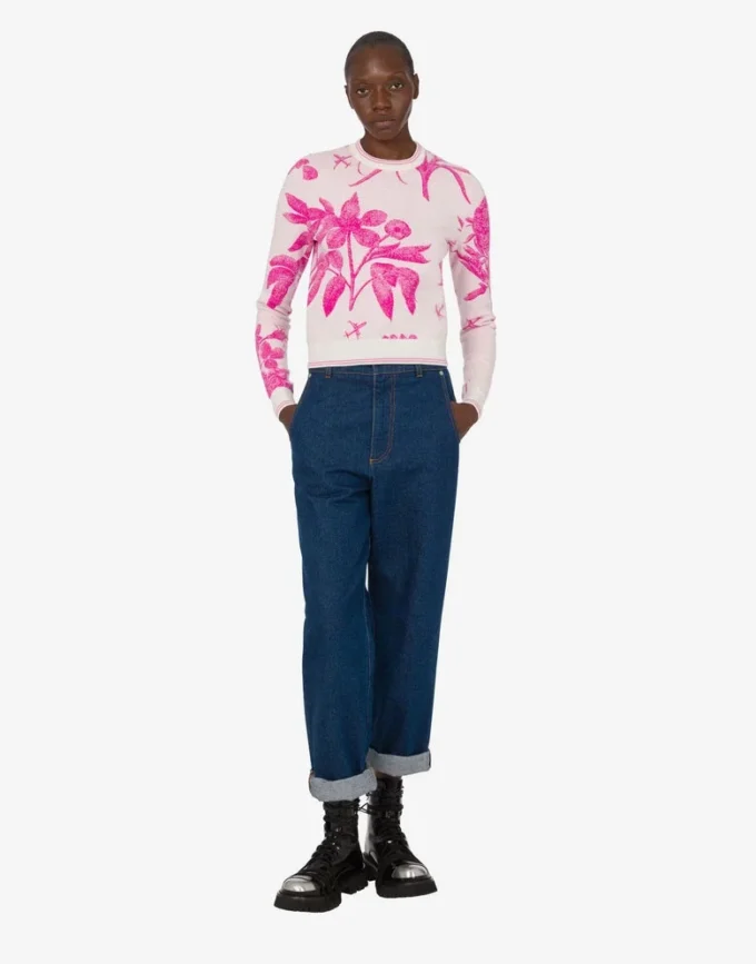 Pull en laine stretch
