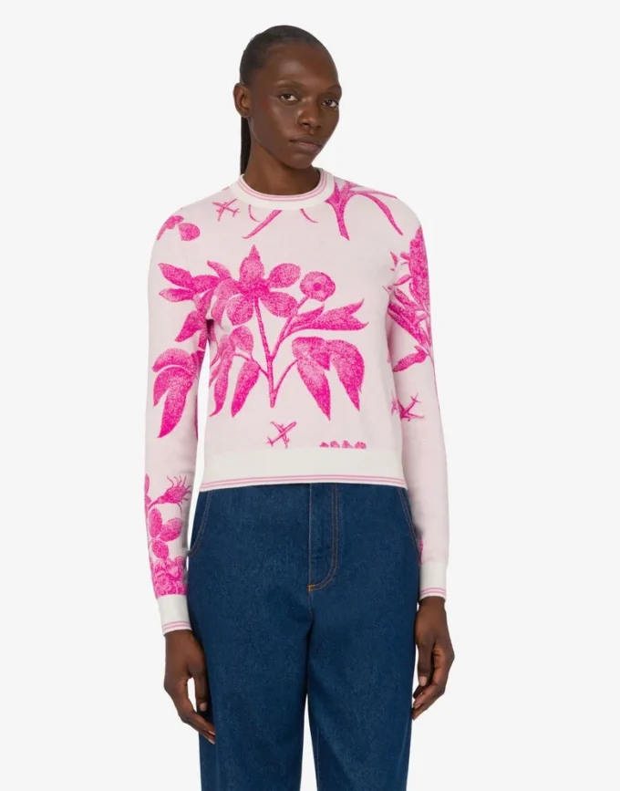 Pull en laine stretch