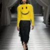 Pull en mohair brossé Smiley Pull en mohair brossé Smiley