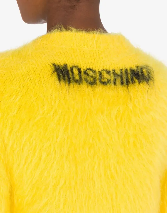 Pull en mohair brossé Smiley Pull en mohair brossé Smiley