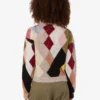 Pull en mohair et gaze incrustée Pull en mohair et gaze incrustée