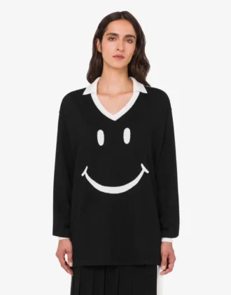 Pull Smiley® en laine mérinos extra-fine Pull Smiley® en laine mérinos extra-fine