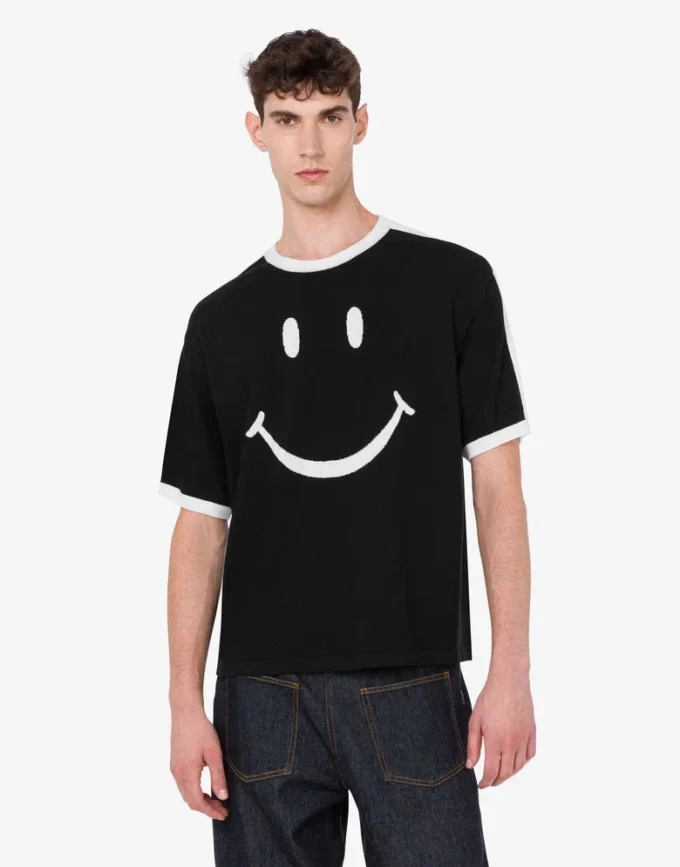Pull Smiley® en laine mérinos extra-fine