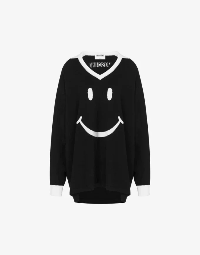 Pull Smiley® en laine mérinos extra-fine Pull Smiley® en laine mérinos extra-fine
