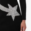 Robe décorée en coton mélangé