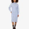 Robe drapée en popeline de coton Robe drapée en popeline de coton