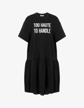 Robe en coton épais brodée