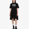 Robe en coton épais brodée