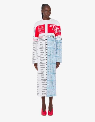Robe en coton épais imprimé