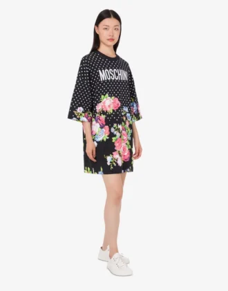 Robe en coton épais imprimé