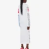 Robe en coton épais imprimé