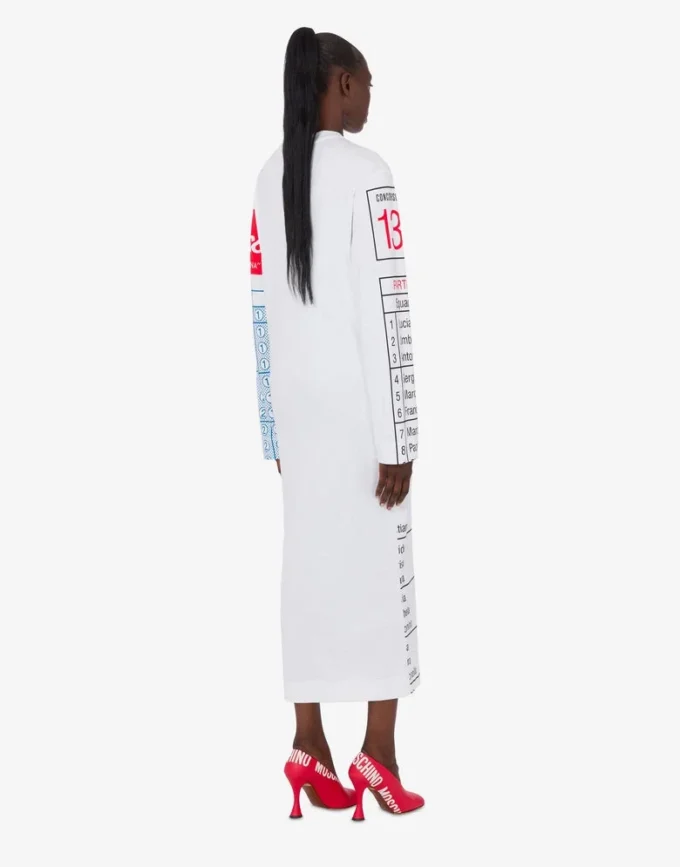 Robe en coton épais imprimé