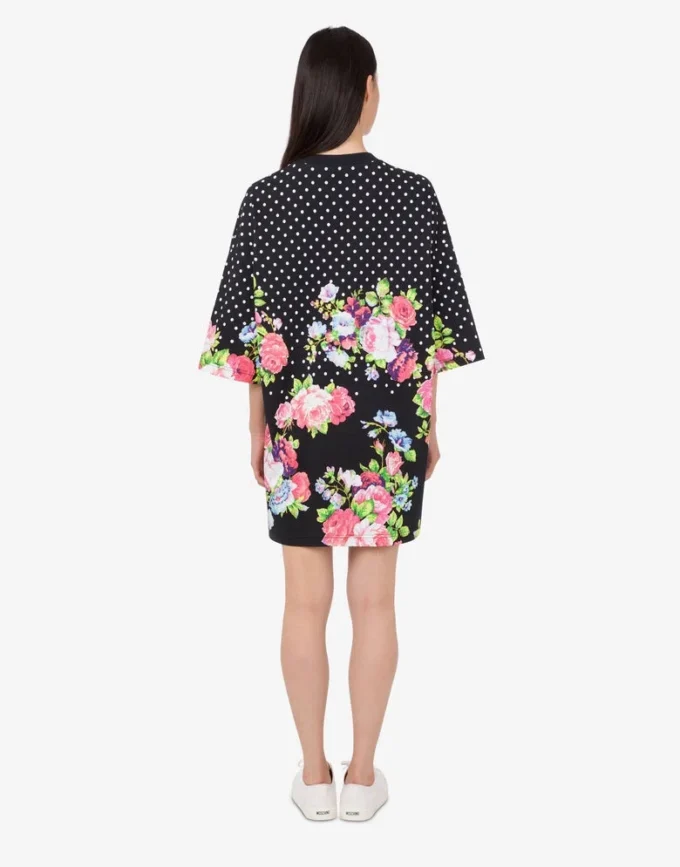 Robe en coton épais imprimé