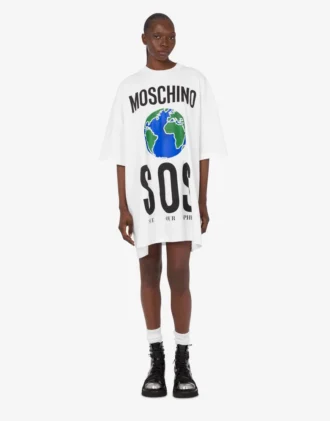 Robe en coton épais imprimé