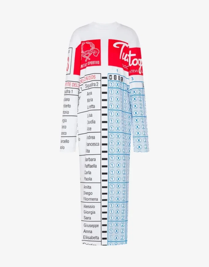 Robe en coton épais imprimé