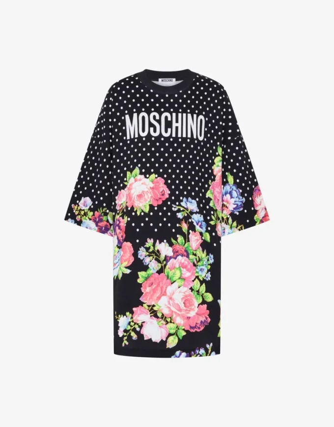 Robe en coton épais imprimé