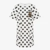 Robe en coton épais imprimée ours en peluche Moschino