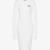 Robe en coton stretch Logo Laurel Crown