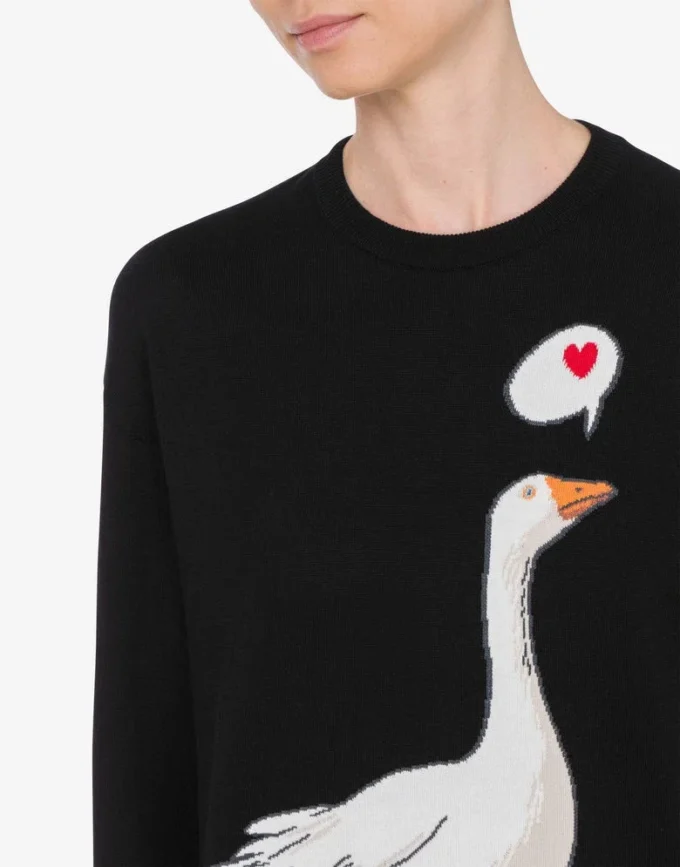 Robe en coton tricoté Goose