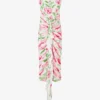 Robe en crêpe de Chine imprimée