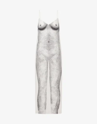 Robe en crêpe imprimé