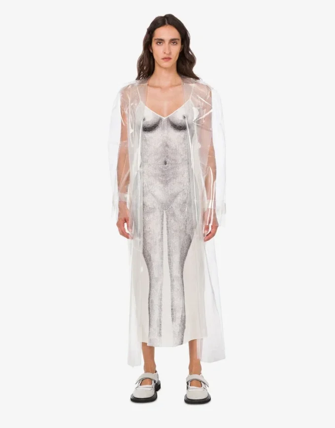 Robe en crêpe imprimé